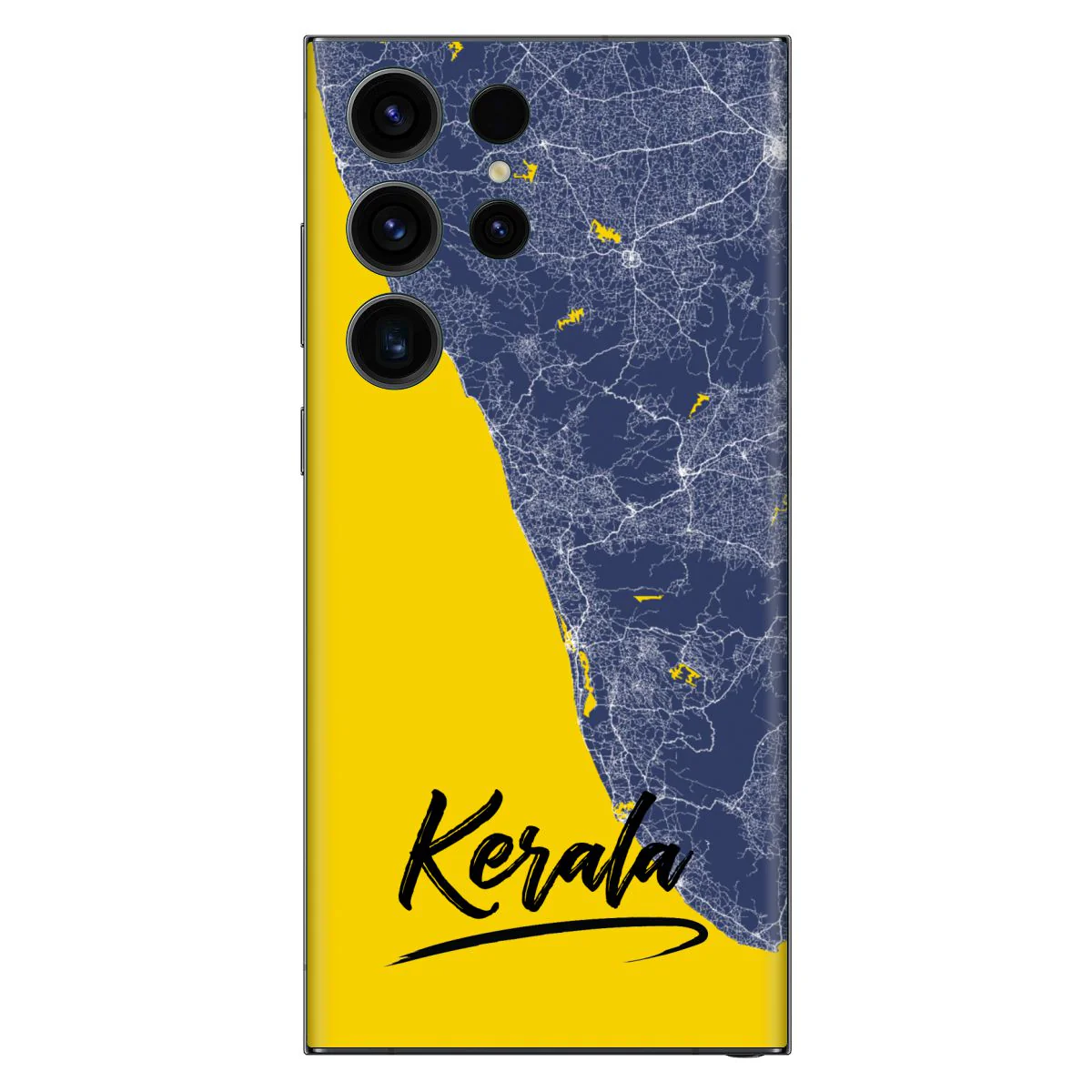 Travel Map Kerala Mobile Skin
