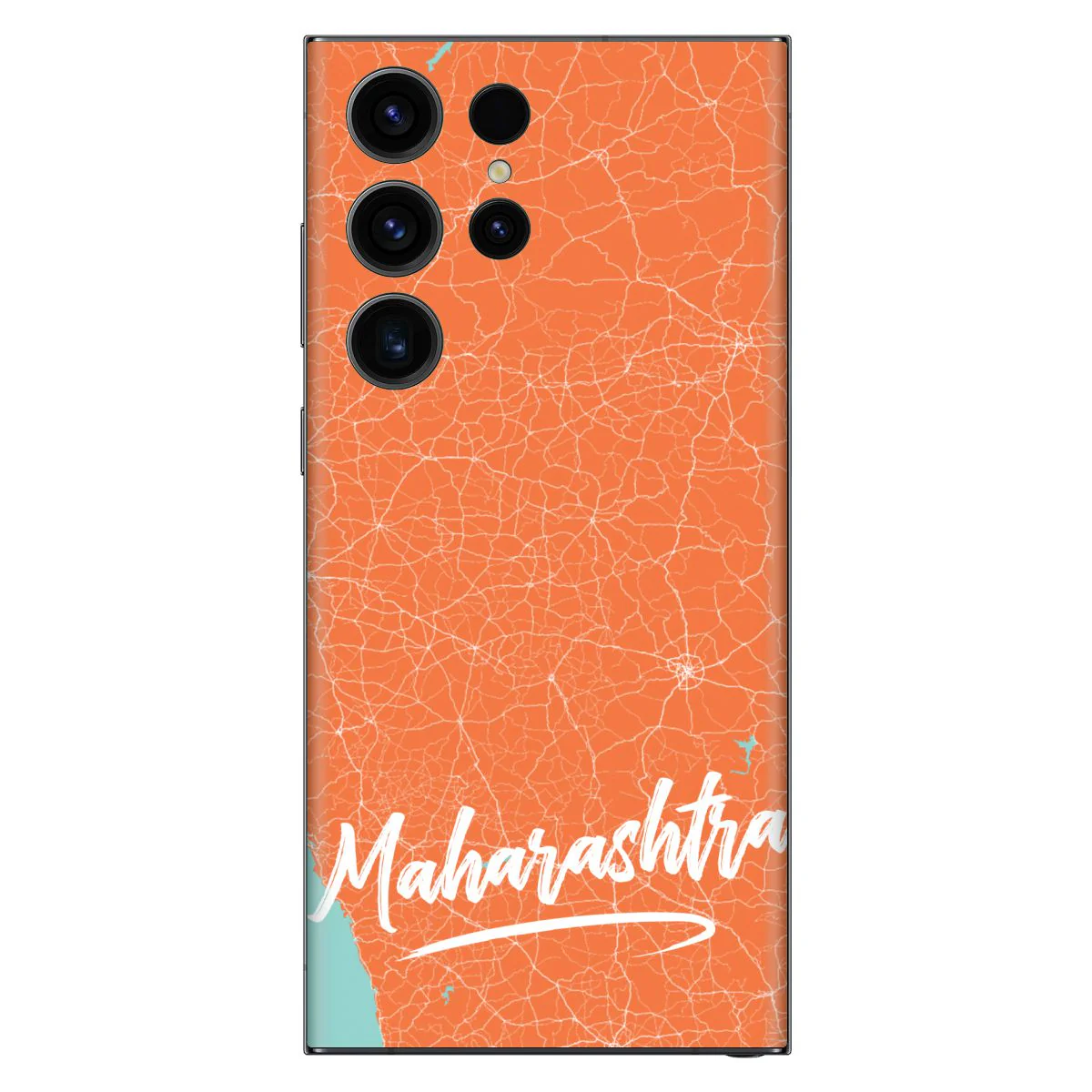 Travel Map Maharashtra Mobile Skin