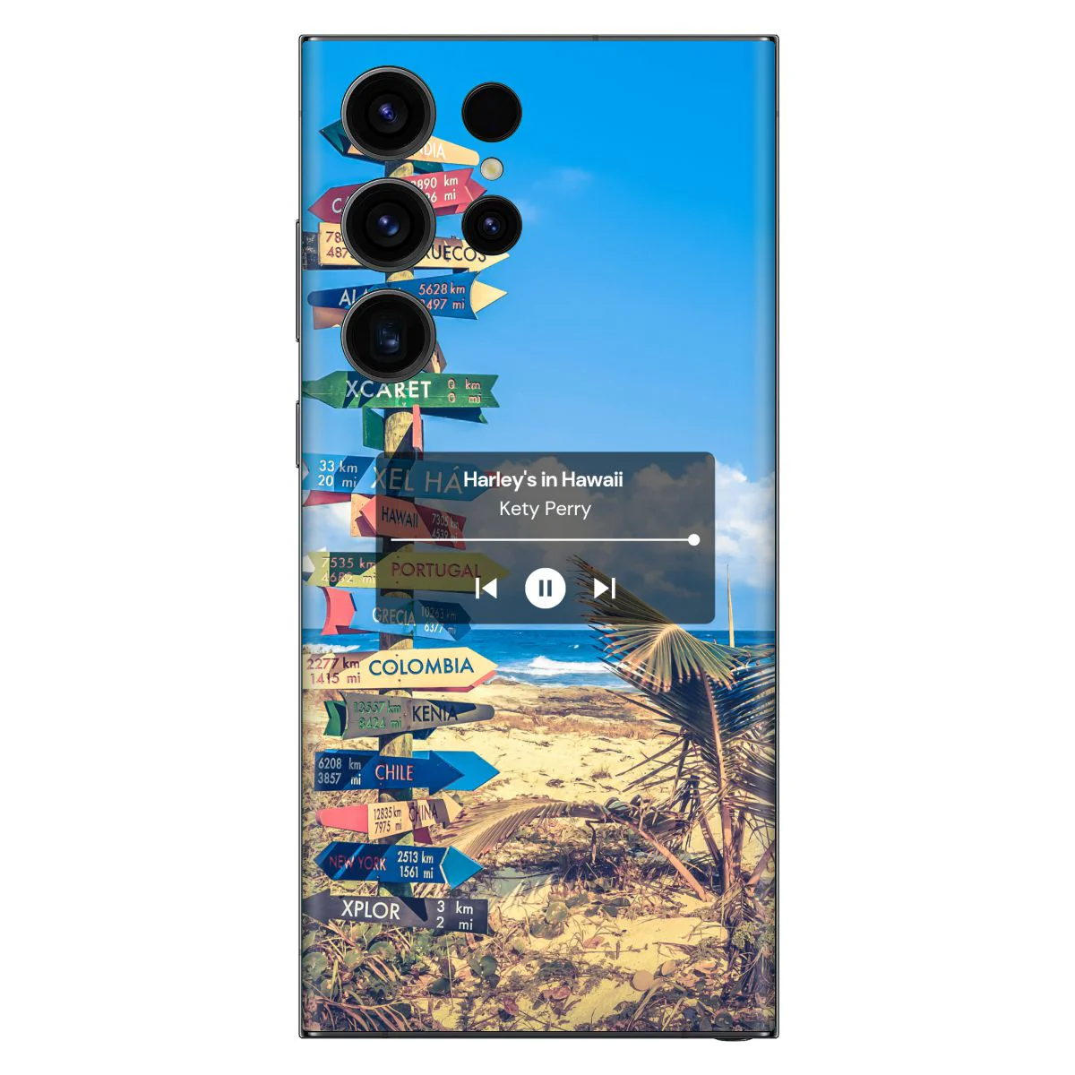 Travel Signs Mobile Skin