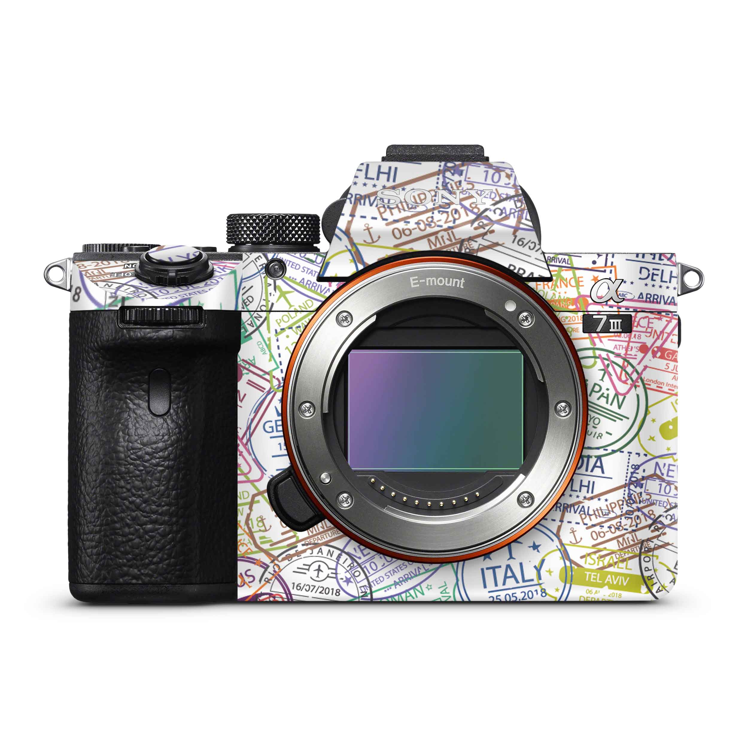 Travel Stamps Camera Skins - Image 3