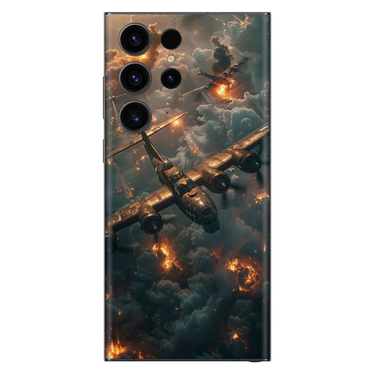 Aircraft Explosions Mobile Skin