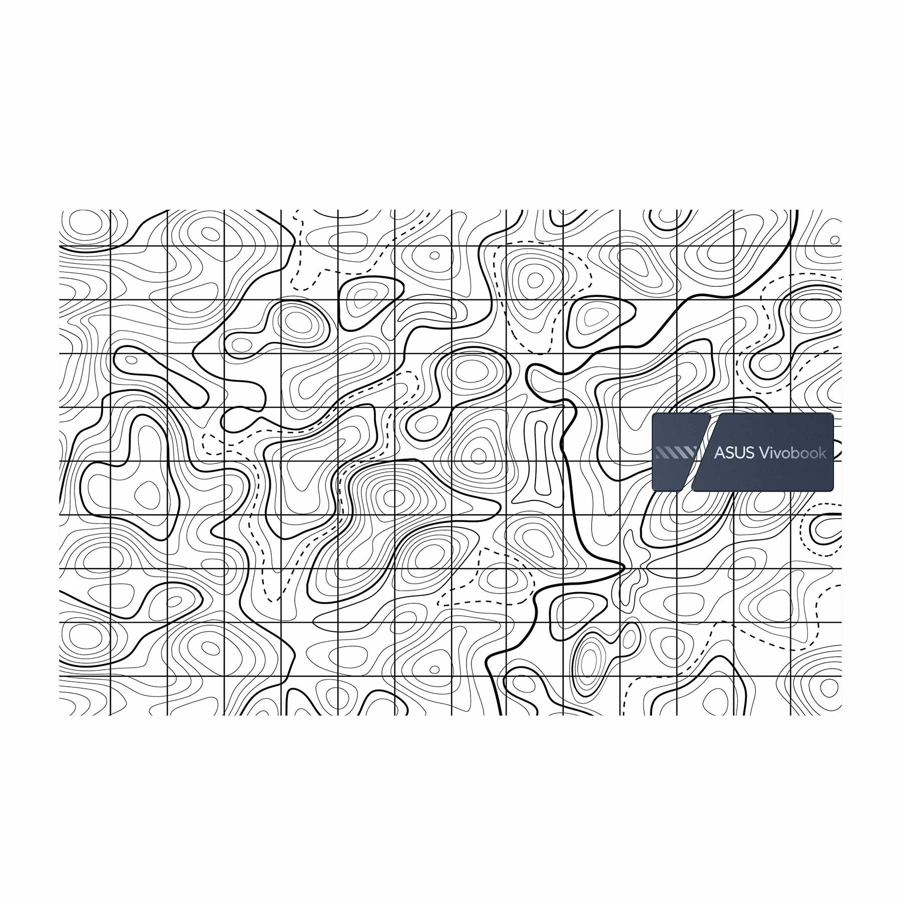 White Topography Exclusive Asus Vivobook Pro 15 M6500QC M6500QH Laptop Skin