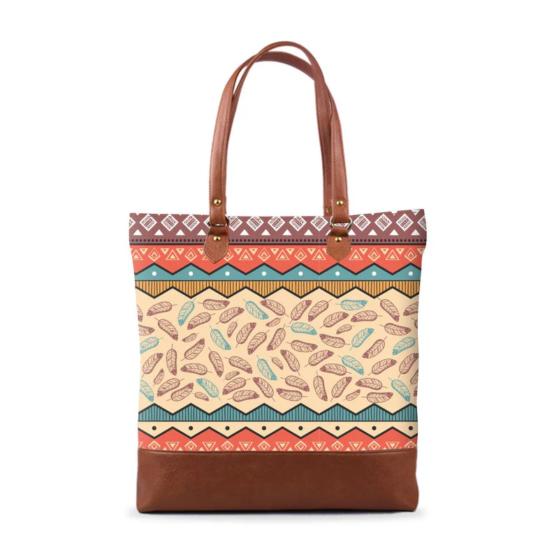 Tribal Art Tall Tote Bag