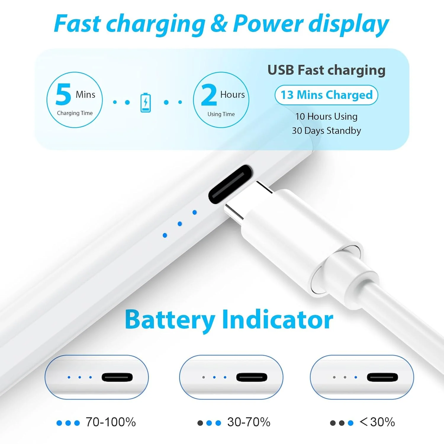 Universal Stylus Pen for All Touchscreen Devices - Rechargeable Fine Tip for Writing & Drawing | Compatible with Android & iOS - Image 6