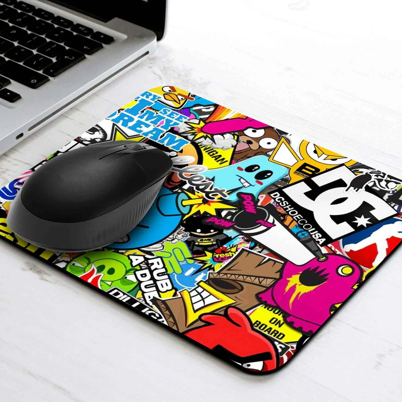 Vice City Stickers Mouse Pad