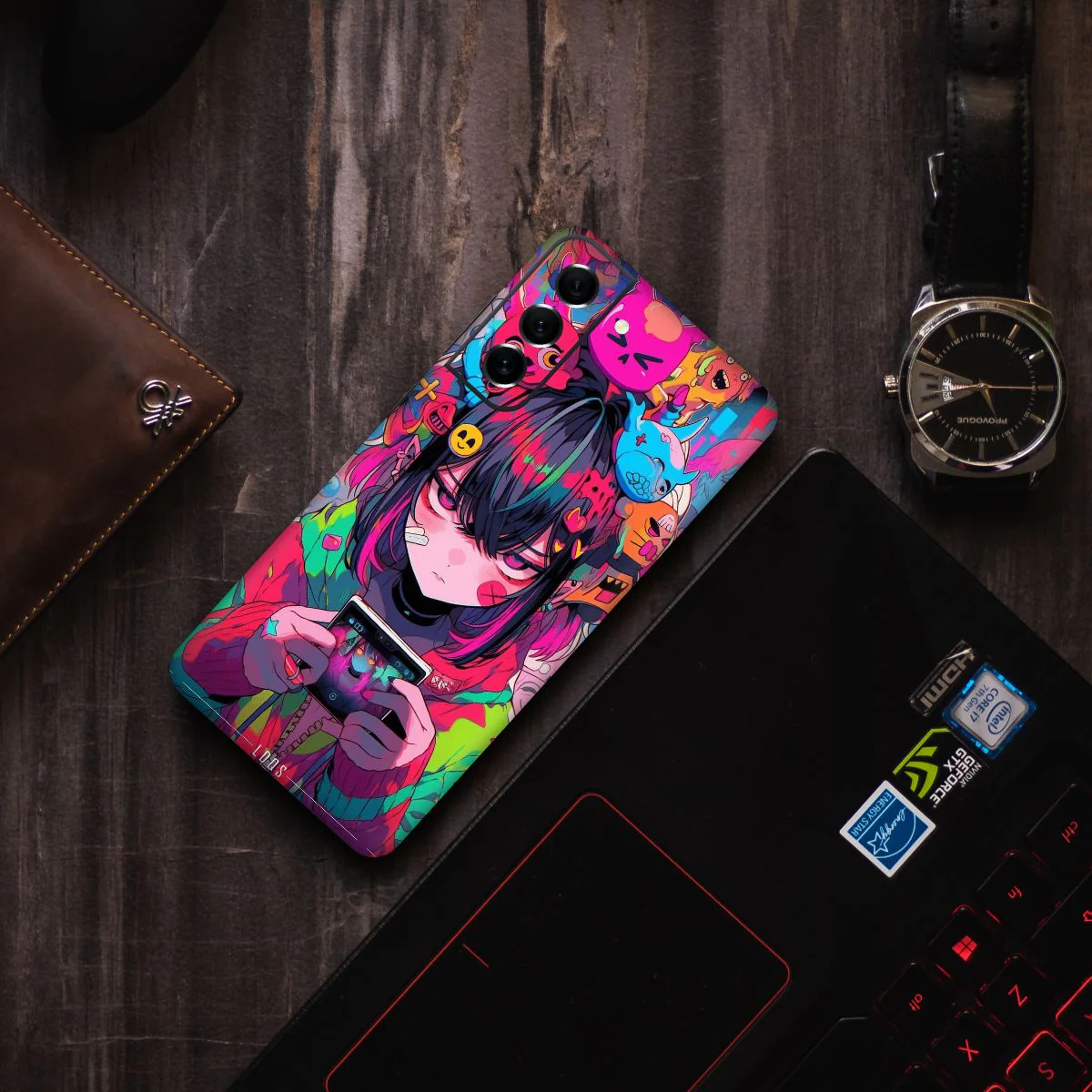 Anime Gamer Mobile Skin