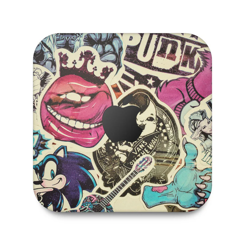 Vintage Punk Skin For Apple Mac Mini