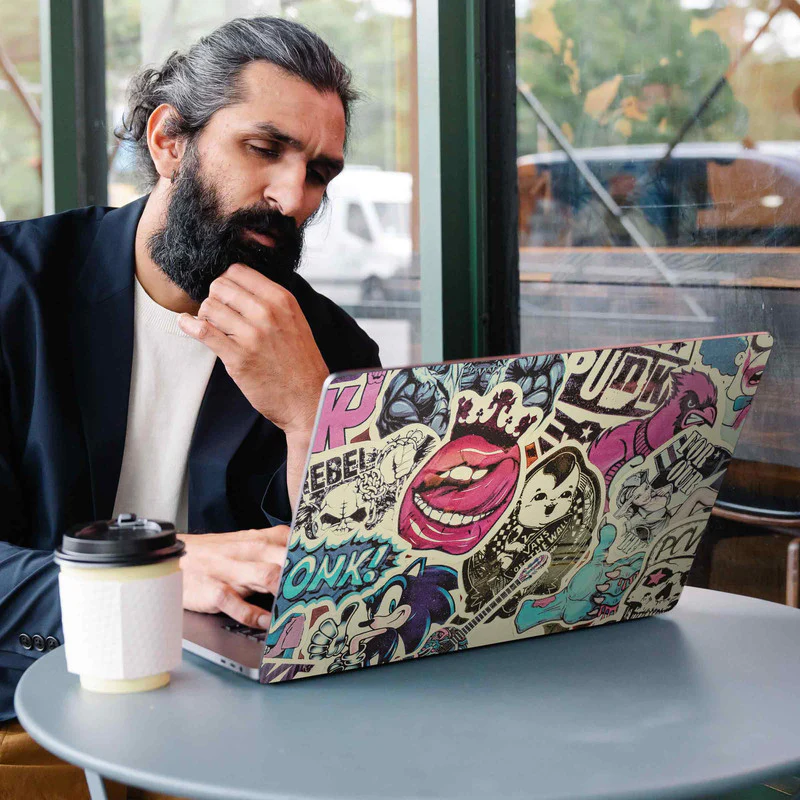 Vintage Punk Laptop Skins - Image 2