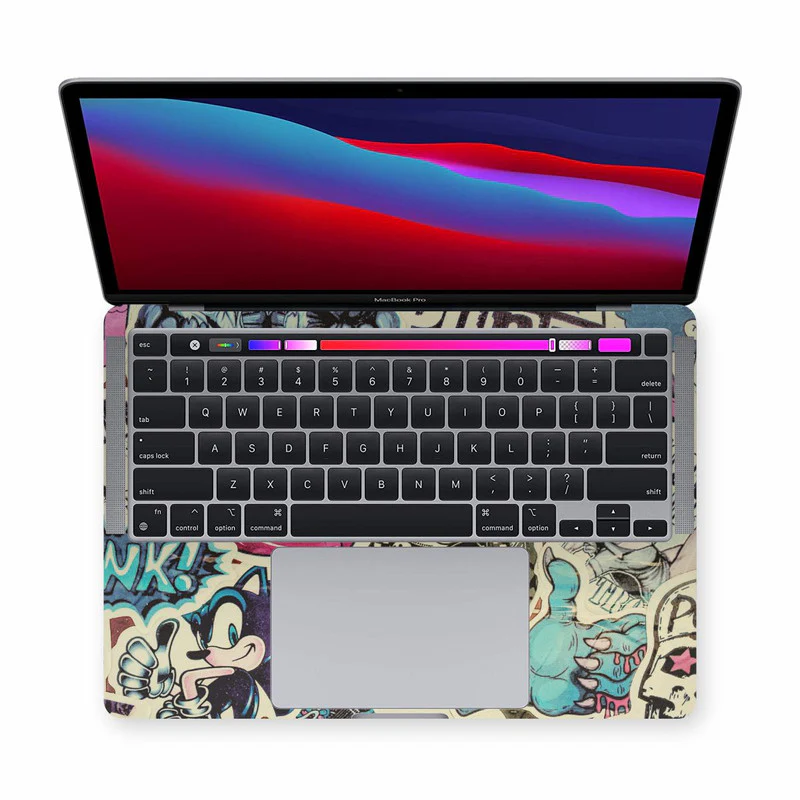 Macbook Vintage Punk Laptop Skins - Image 2