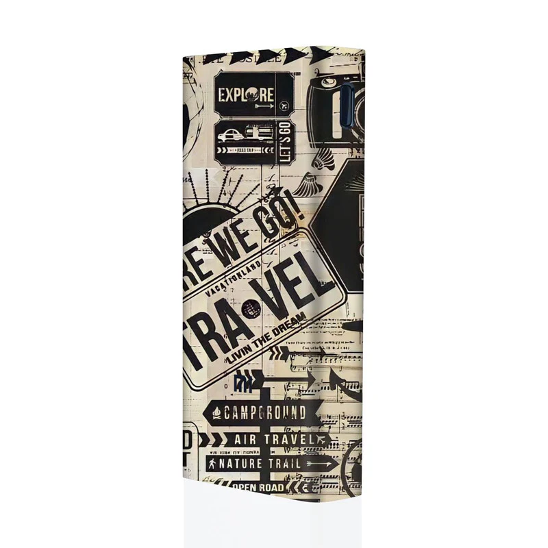 Vintage Travel Stamps Mi Powerbank Skins