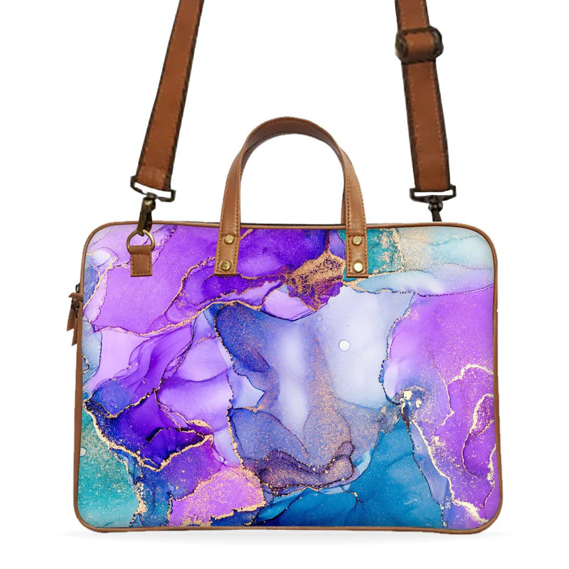 Violet Galaxy Deluxe Laptop Bag