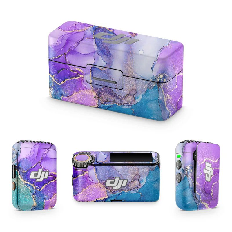 Violet Galaxy DJI Mic Skin
