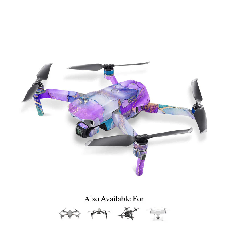 Violet Galaxy Drone Skin