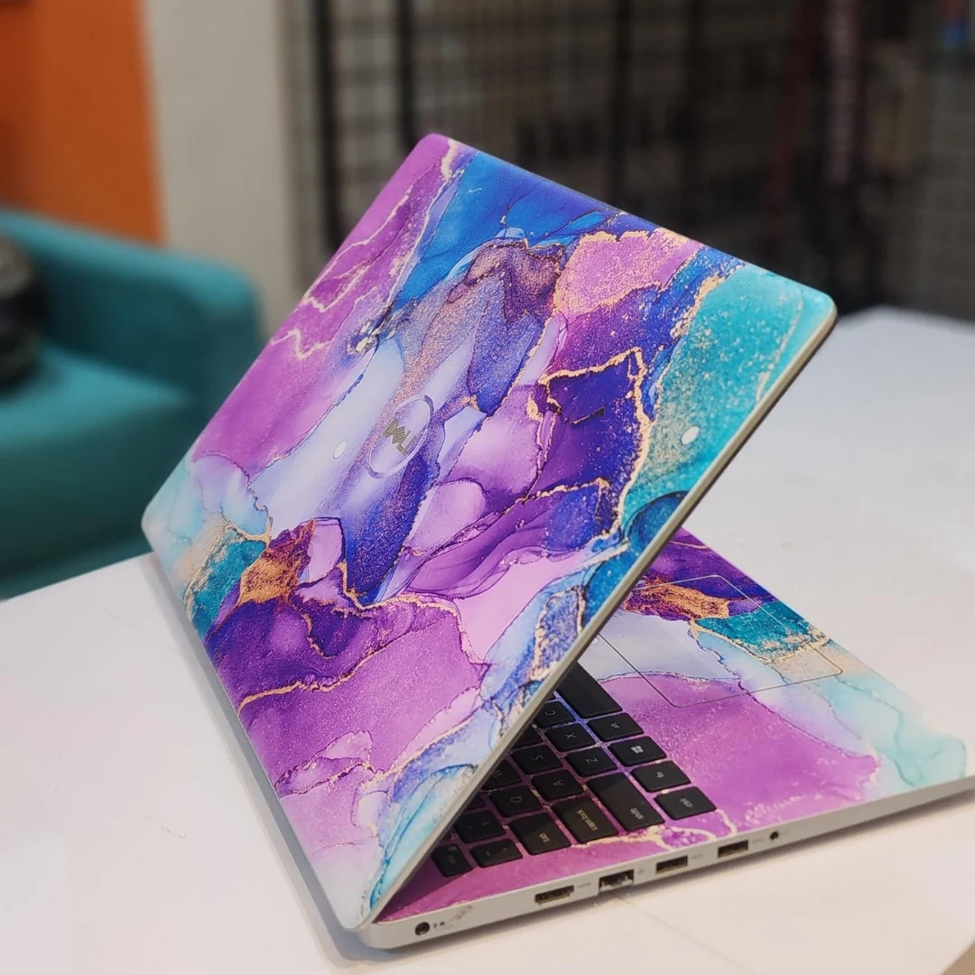 Violet Galaxy Laptop Skins - Image 4