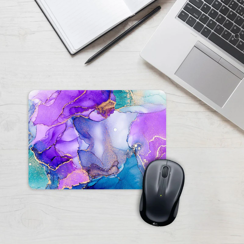 Violet Galaxy Mouse Pad - Image 2