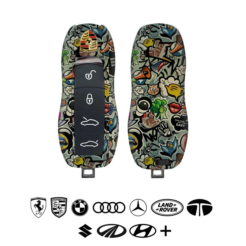 Vocalize Abstract Car Key Skins - Image 2