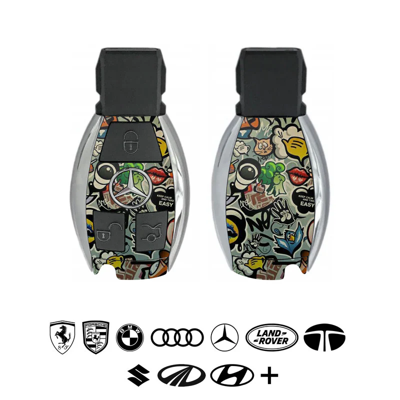 Vocalize Abstract Car Key Skins - Image 3