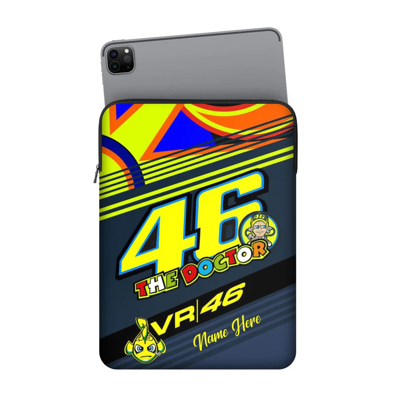 VR46 Custom Name Ipad Sleeve