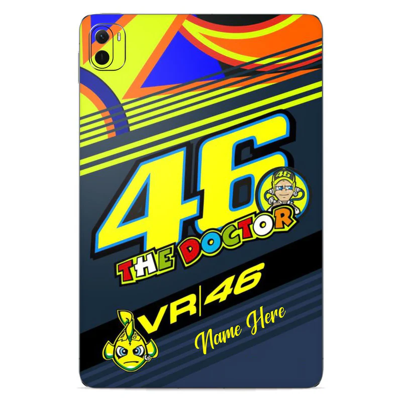 VR46 Custom Name Xiaomi Pad Skin