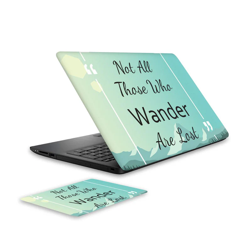Wander Laptop Skin and Mouse Pad Combo