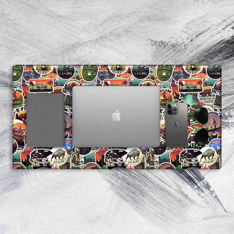 Wanderlust Sticker Tech Mat