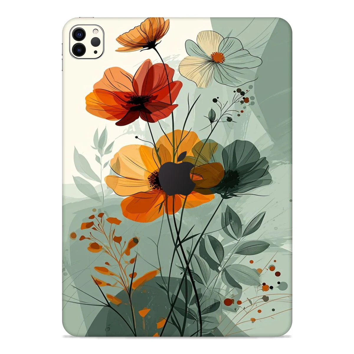 Watercolor Floral Art iPad Skin