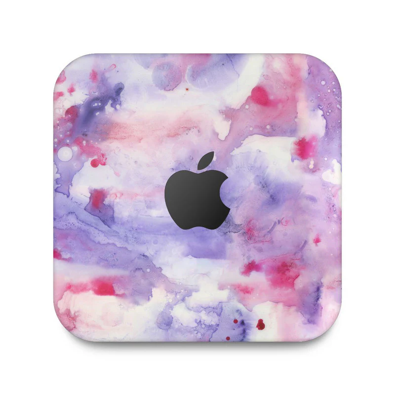 WaterPaint White Skin For Apple Mac Mini