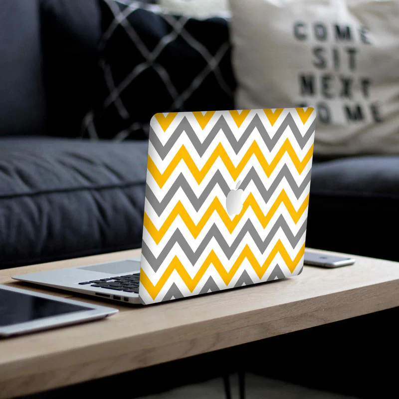 Macbook Wave Stripes 2 Laptop Skins - Image 4