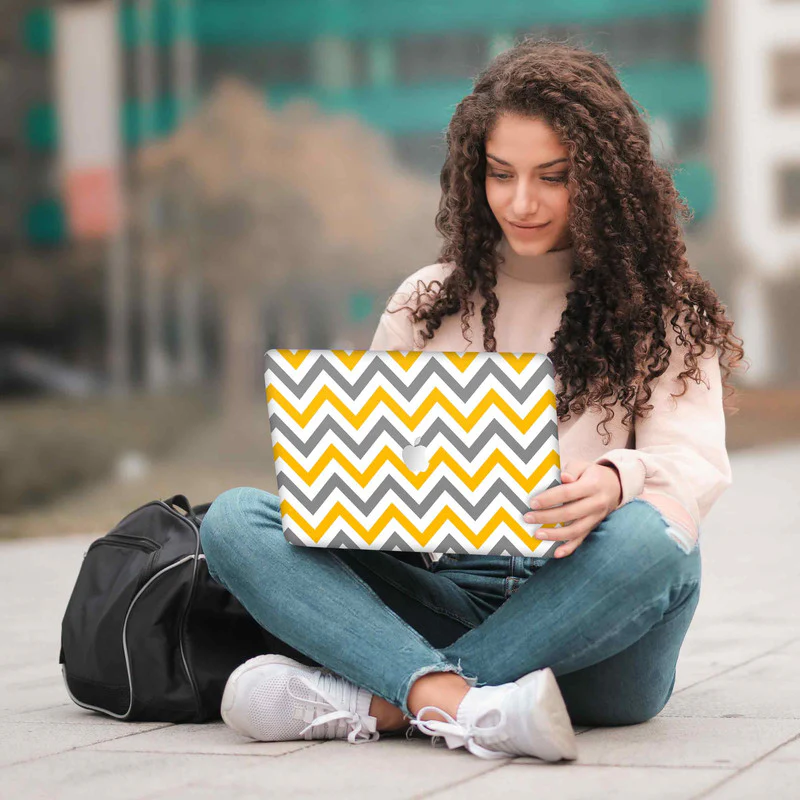 Macbook Wave Stripes 2 Laptop Skins - Image 5