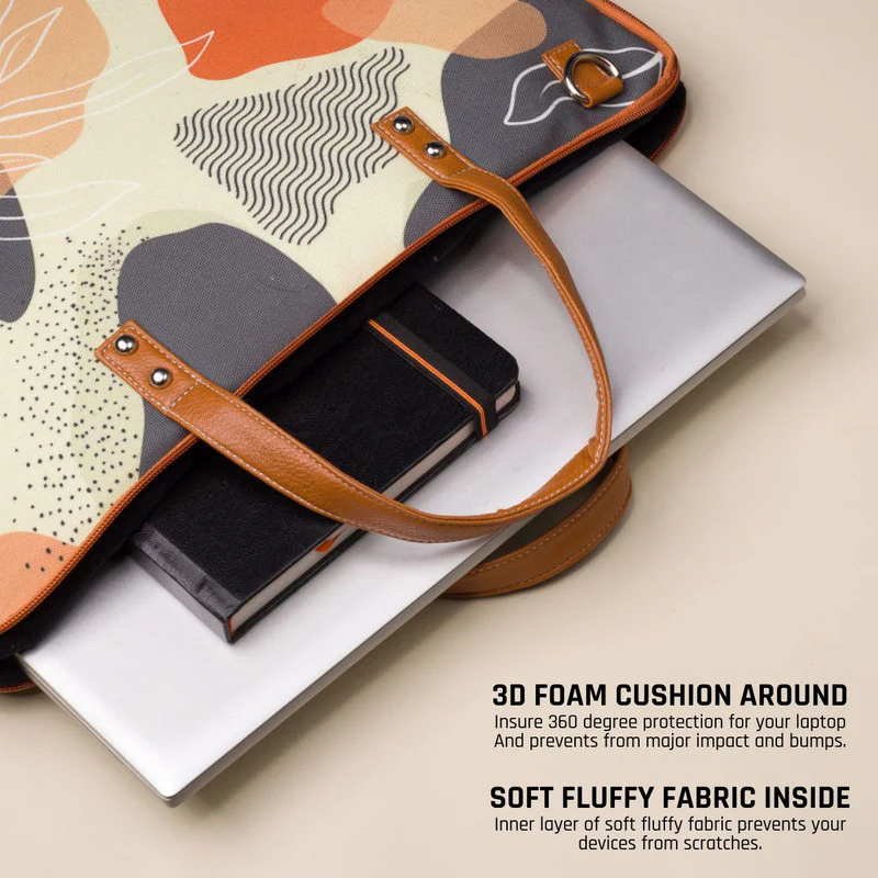 Waves Patterns Deluxe Laptop Bag - Image 3