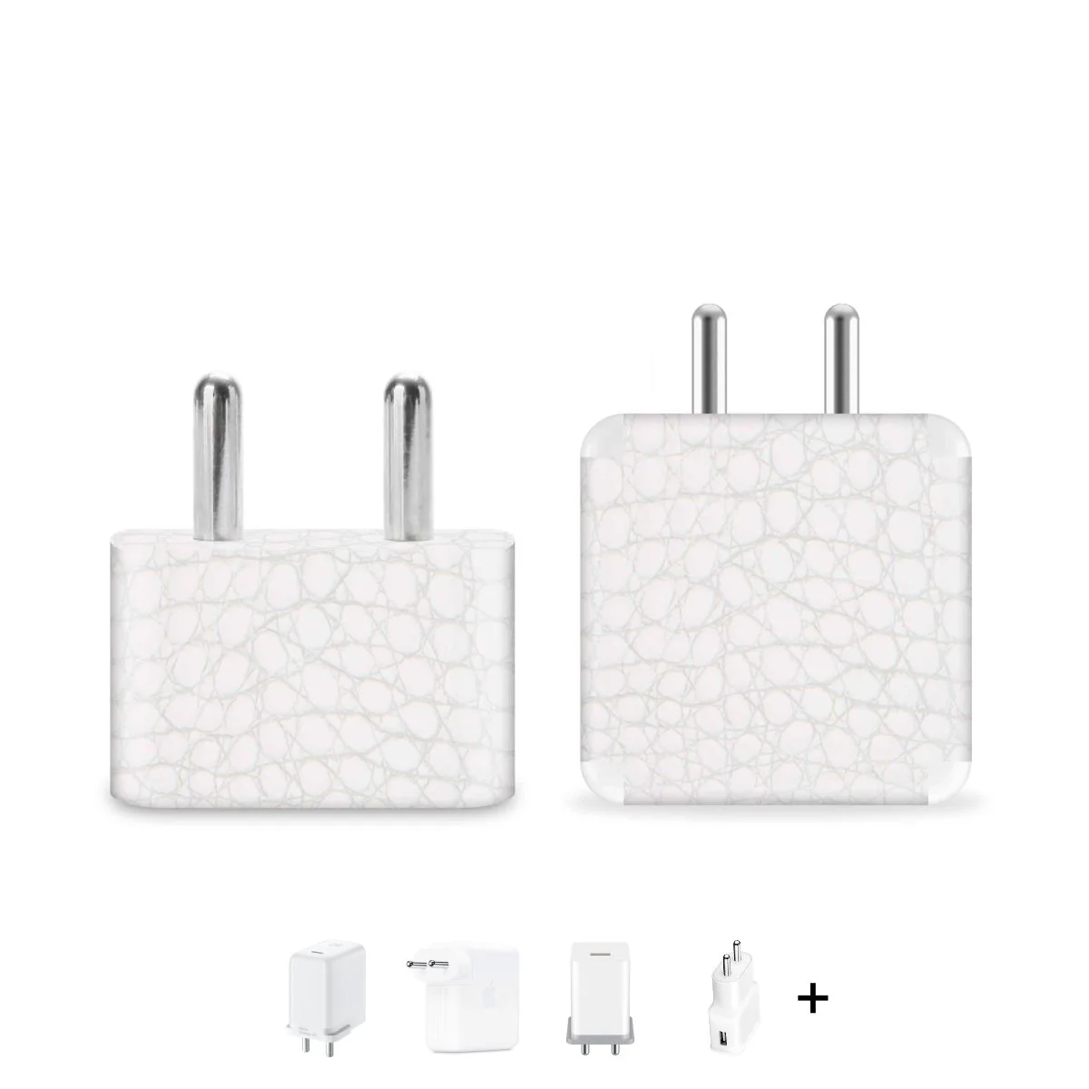 White Croc Charger Skin