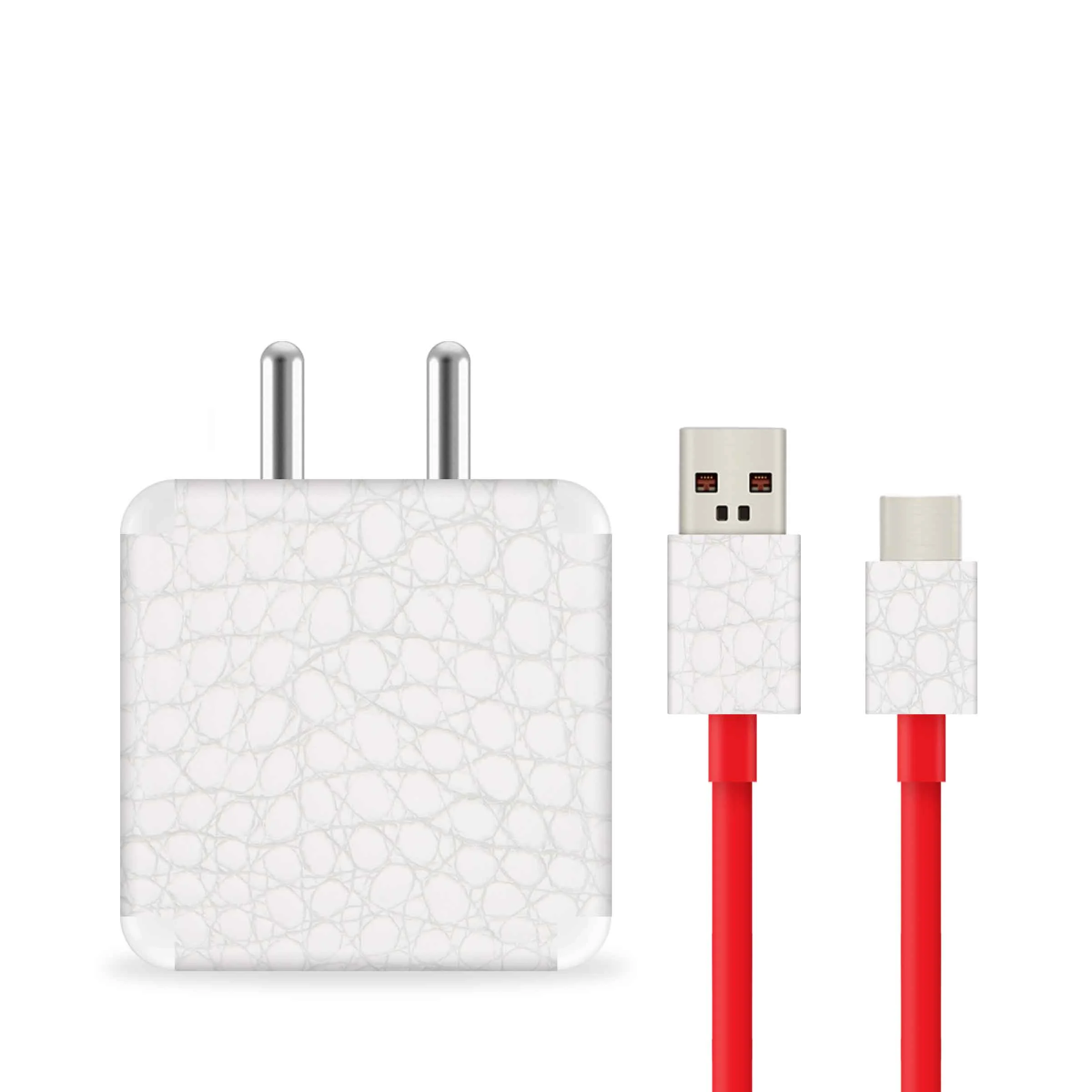 White Croc Charger Skin - Image 2