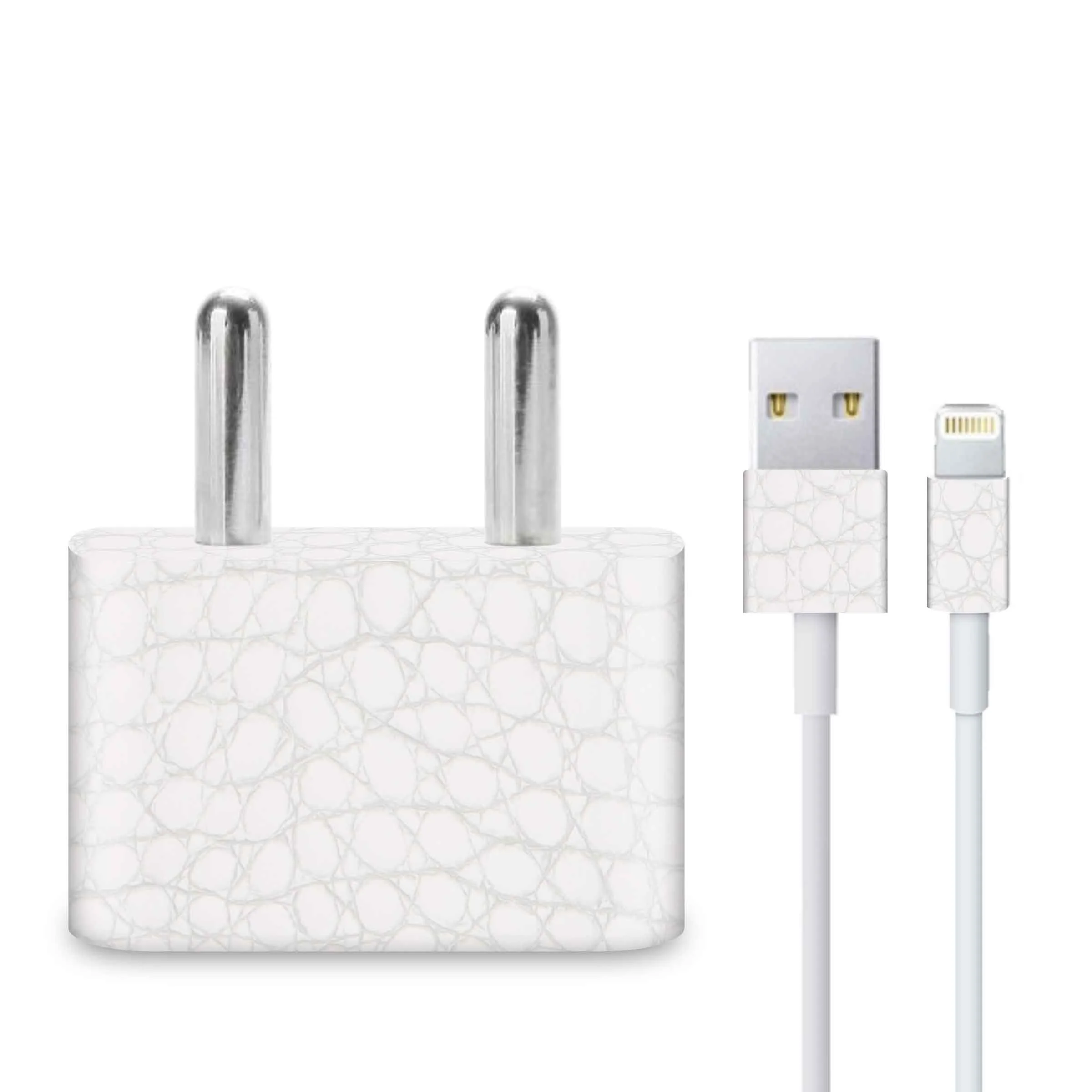 White Croc Charger Skin - Image 3