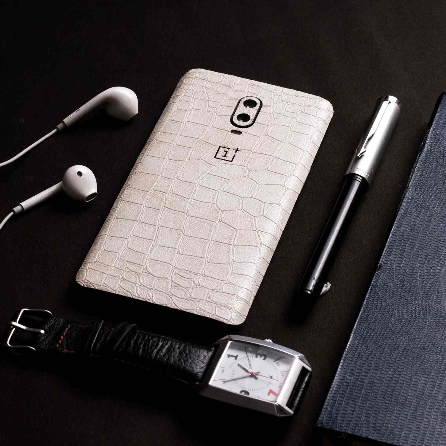 White Crocodile Leather - Image 2