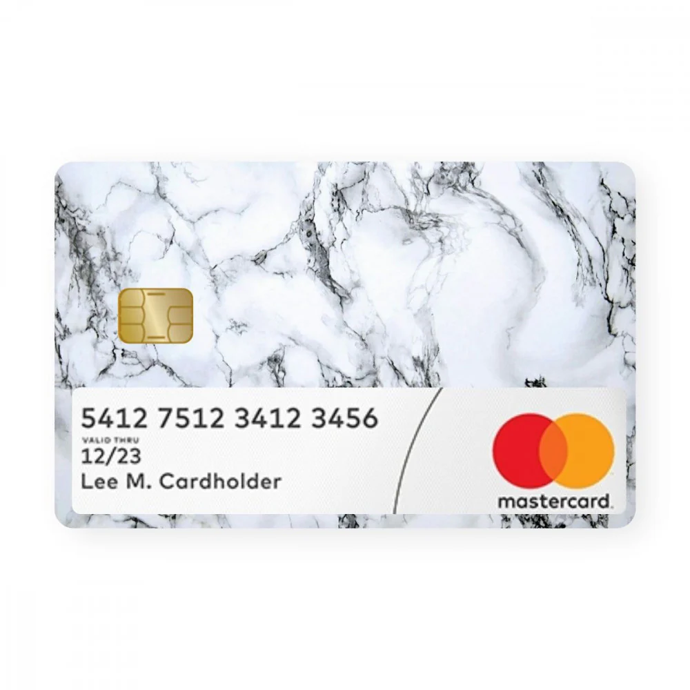 White Marble With Window Card
