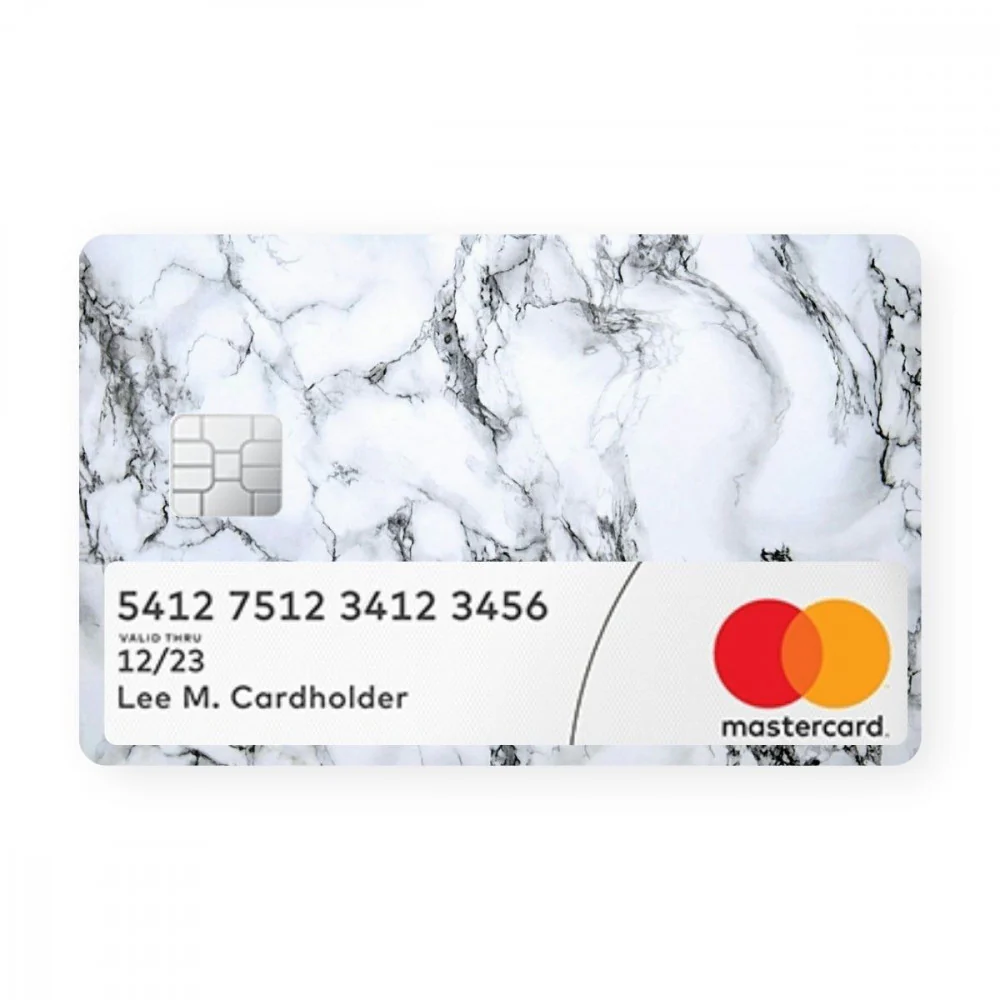 White Marble With Window Card - Image 2