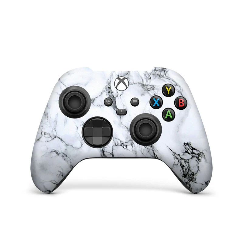 White Marble Joystick Controller Skin