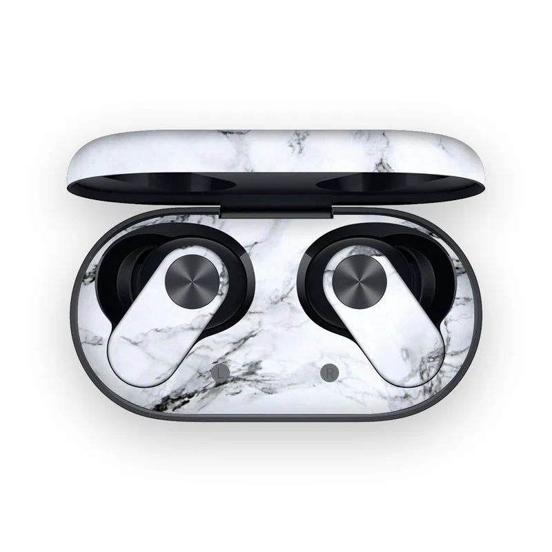 White Marble OnePlus Nord Buds 2/2R Skin