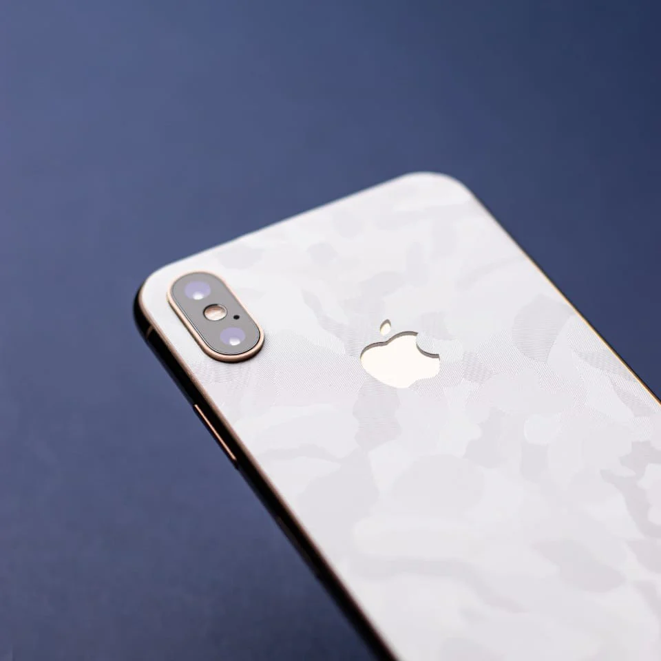 White Shape Shift Camo Mobile Skin