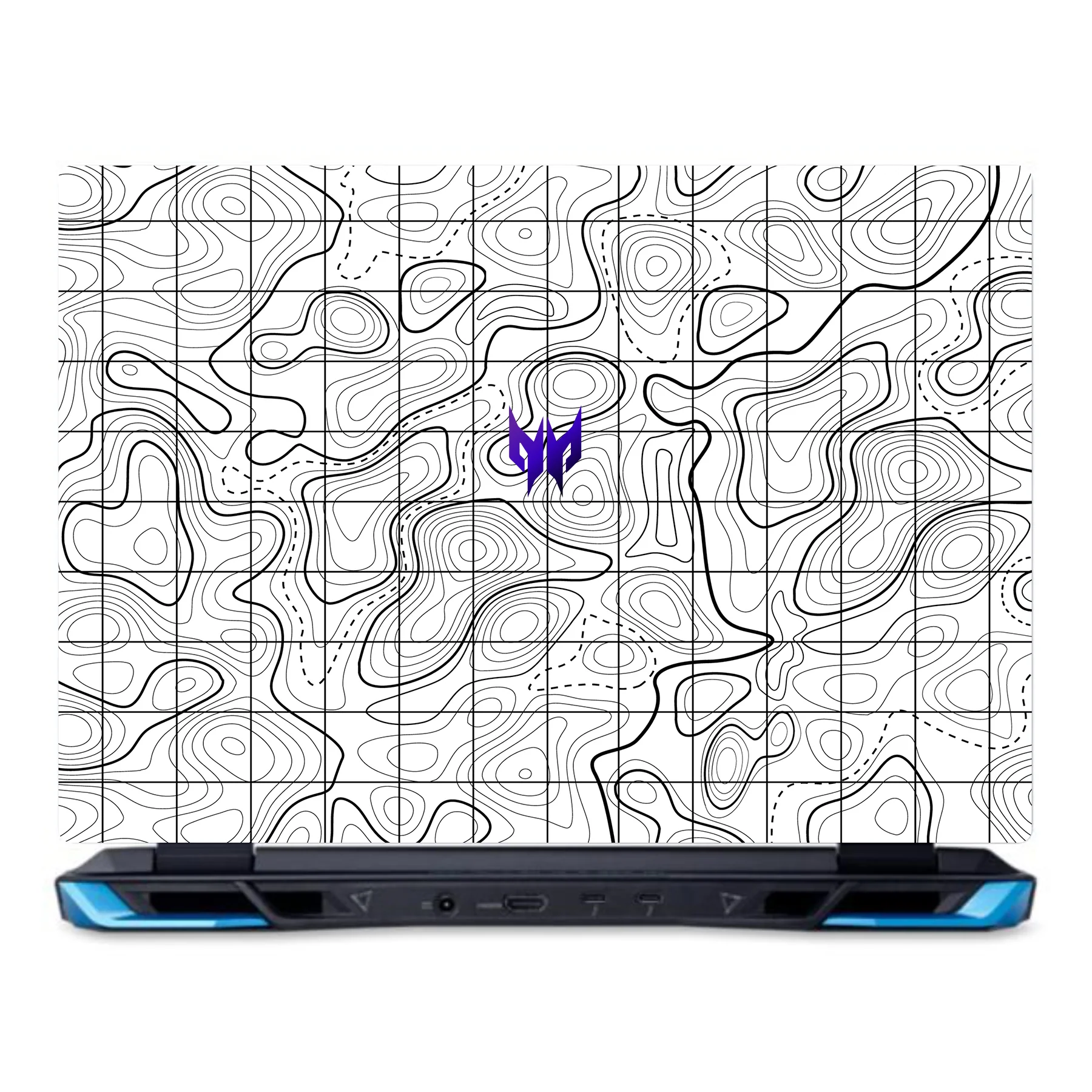 White Topography Exclusive Acer Predator Helios Neo 16 N22Q22 Laptop Skin