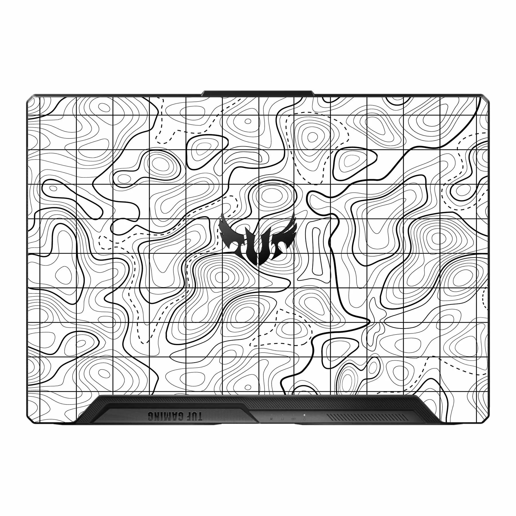 White Topography Exclusive Asus TUF A15 FA506 FA507 FX506 FX507 Laptop Skin