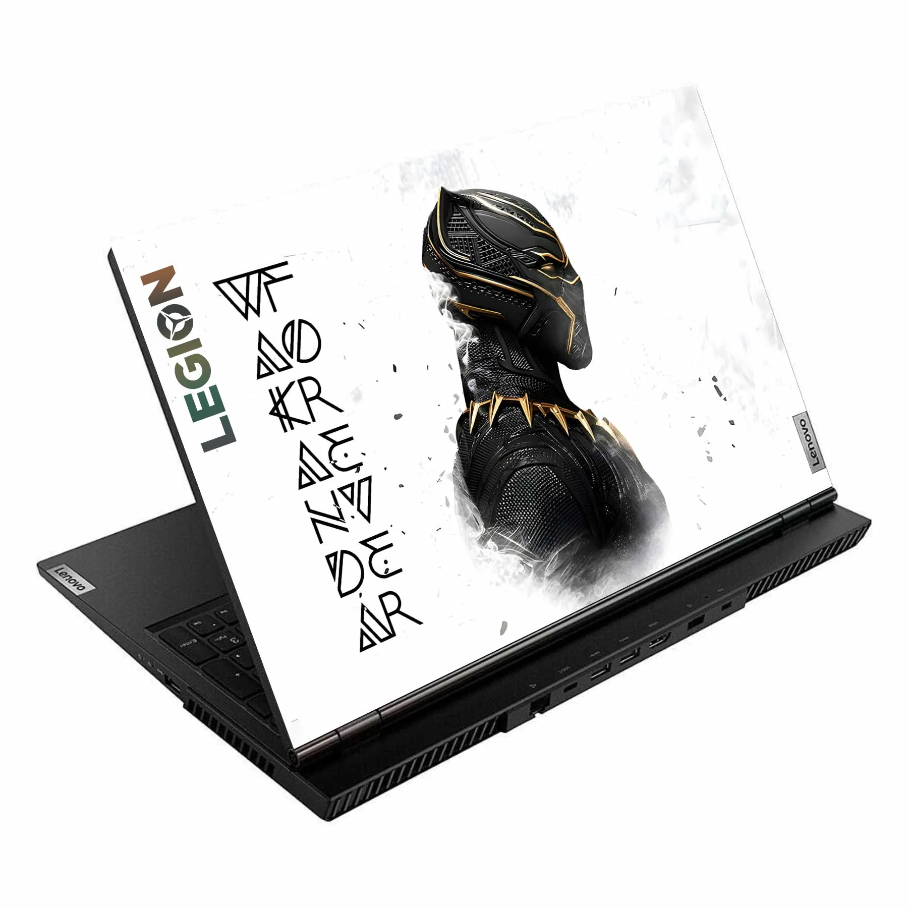 White Wakanda Ideapad Gaming 3 15ARH05 15IAH05 Laptop Skin