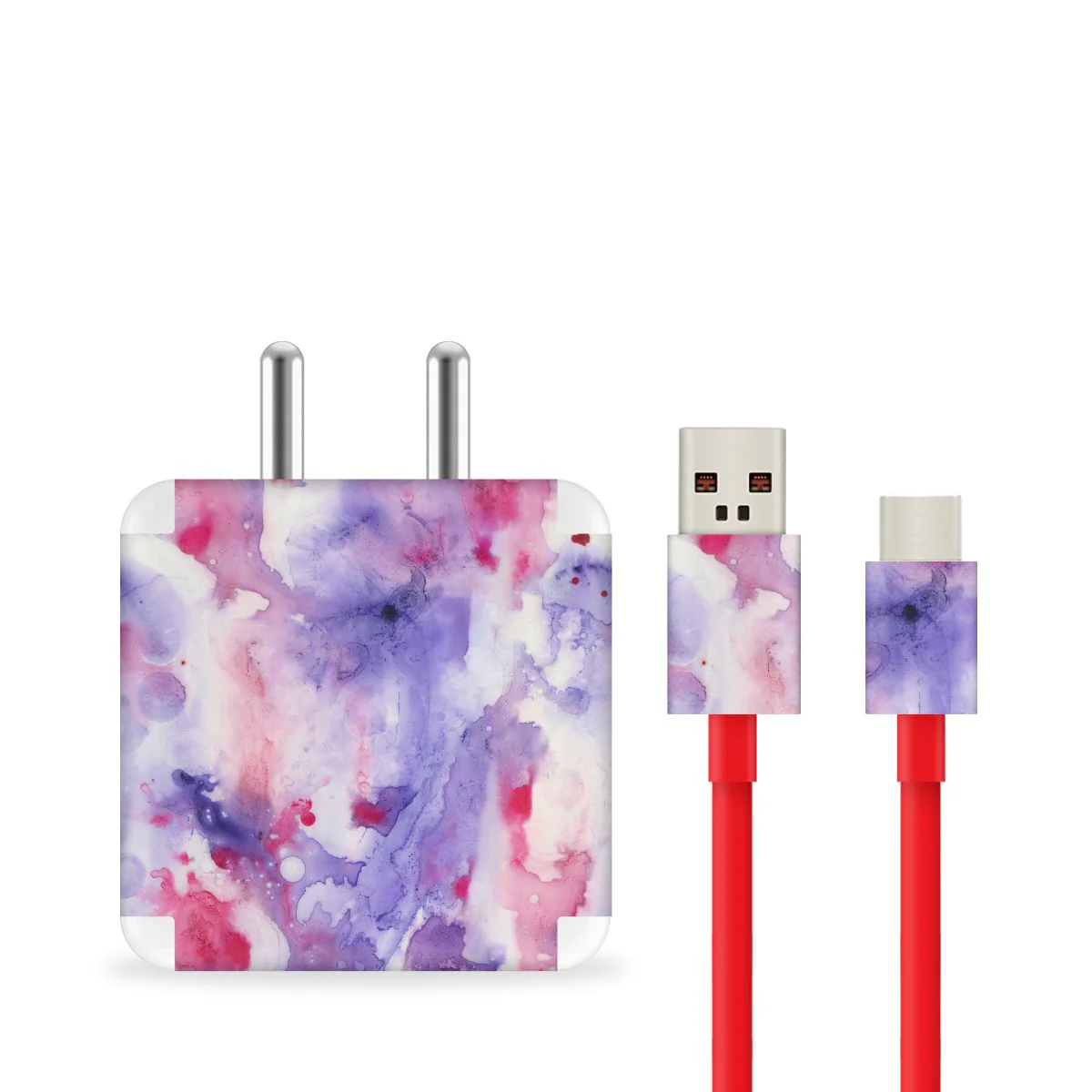 White Waterpaint Charger Skin - Image 2