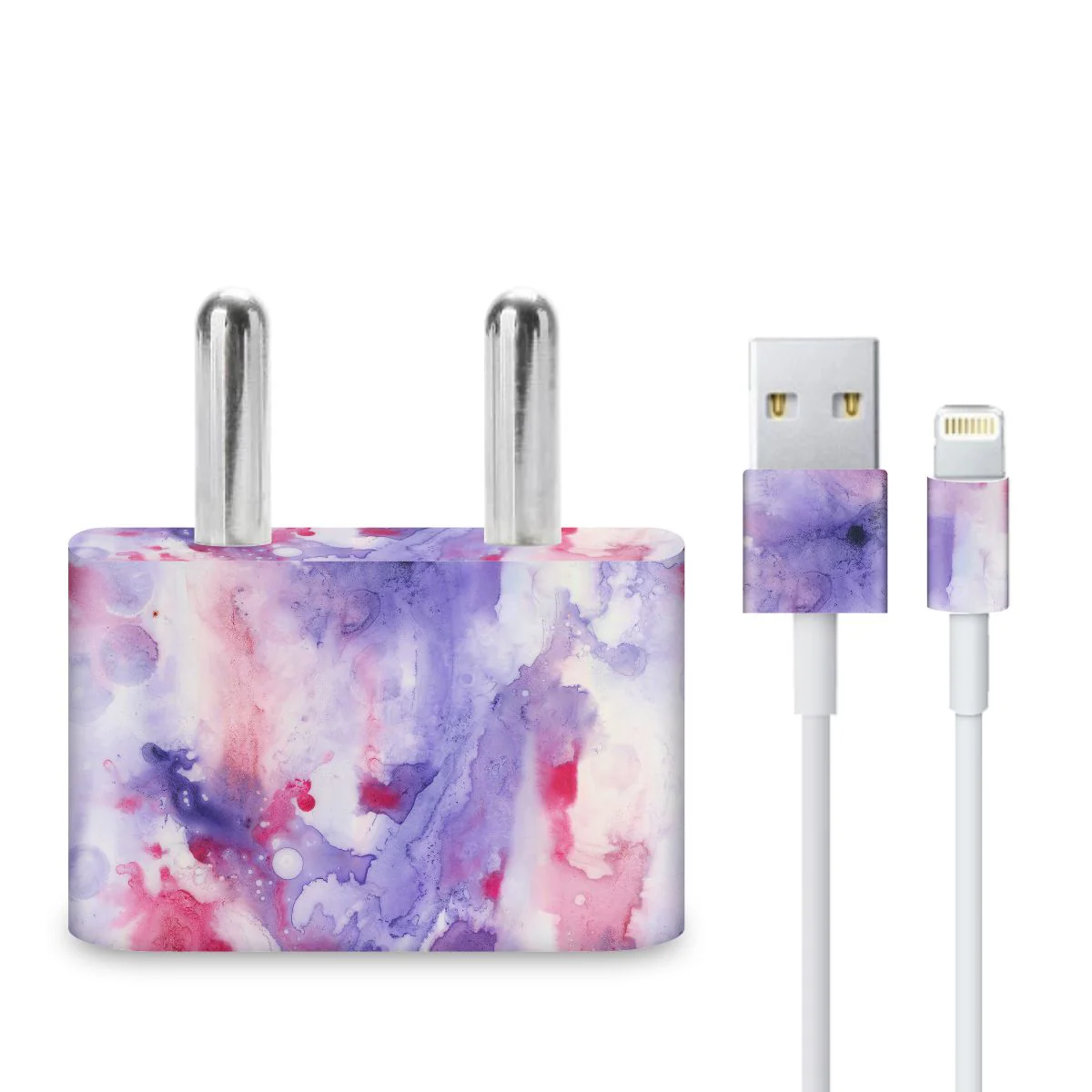 White Waterpaint Charger Skin - Image 3
