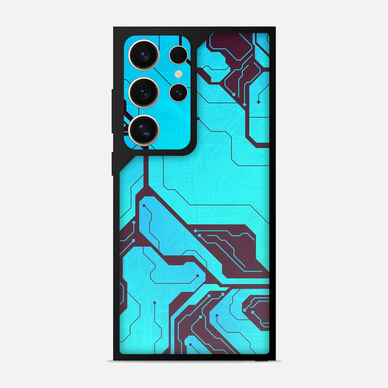 Cyber Circuit Bumper Mobile Cover