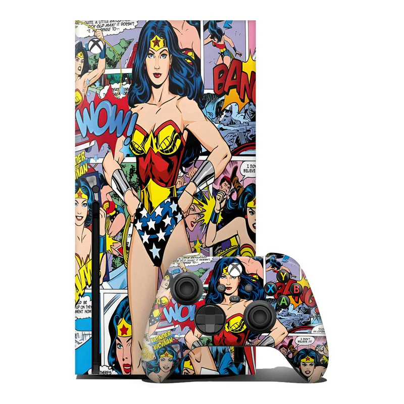 Wonder Woman Comic Xbox Skin