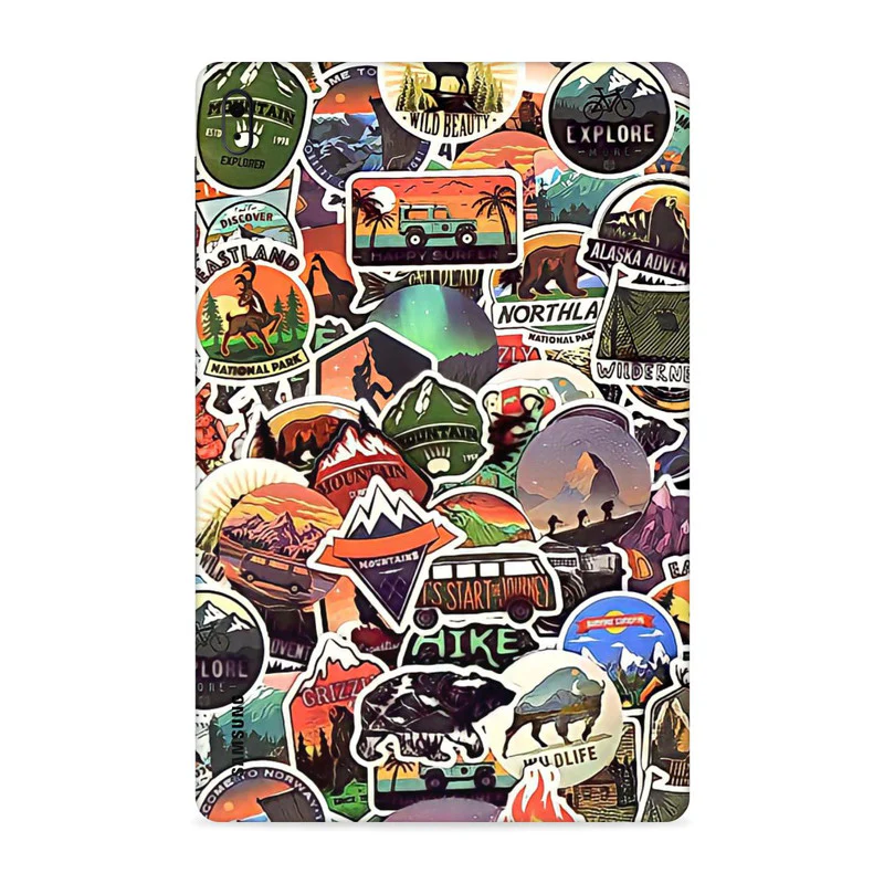 Wonderlust Stickers Tab Skin