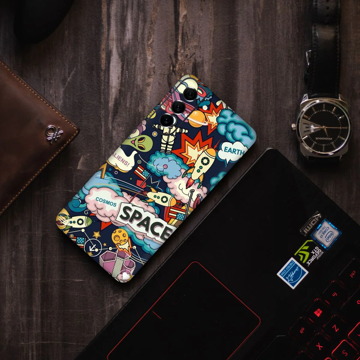 Mind Thinks Aliens Mobile Skin