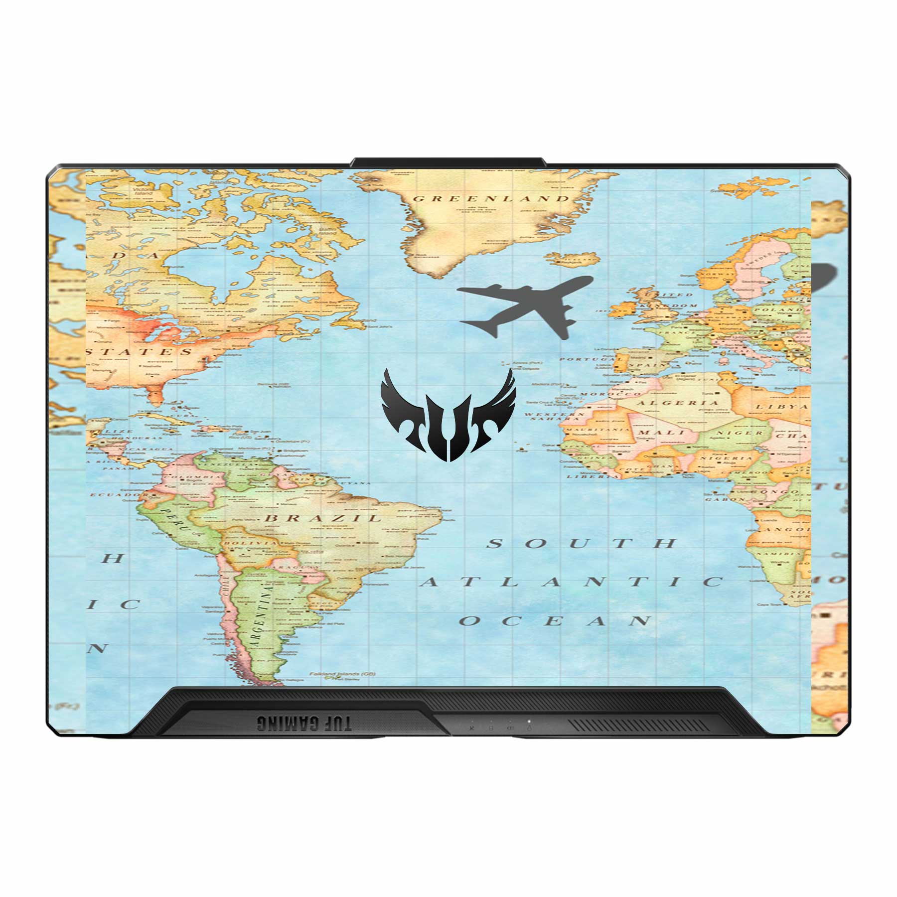 World Map Asus TUF A15 FA506 FA507 FX506 FX507 Laptop Skin