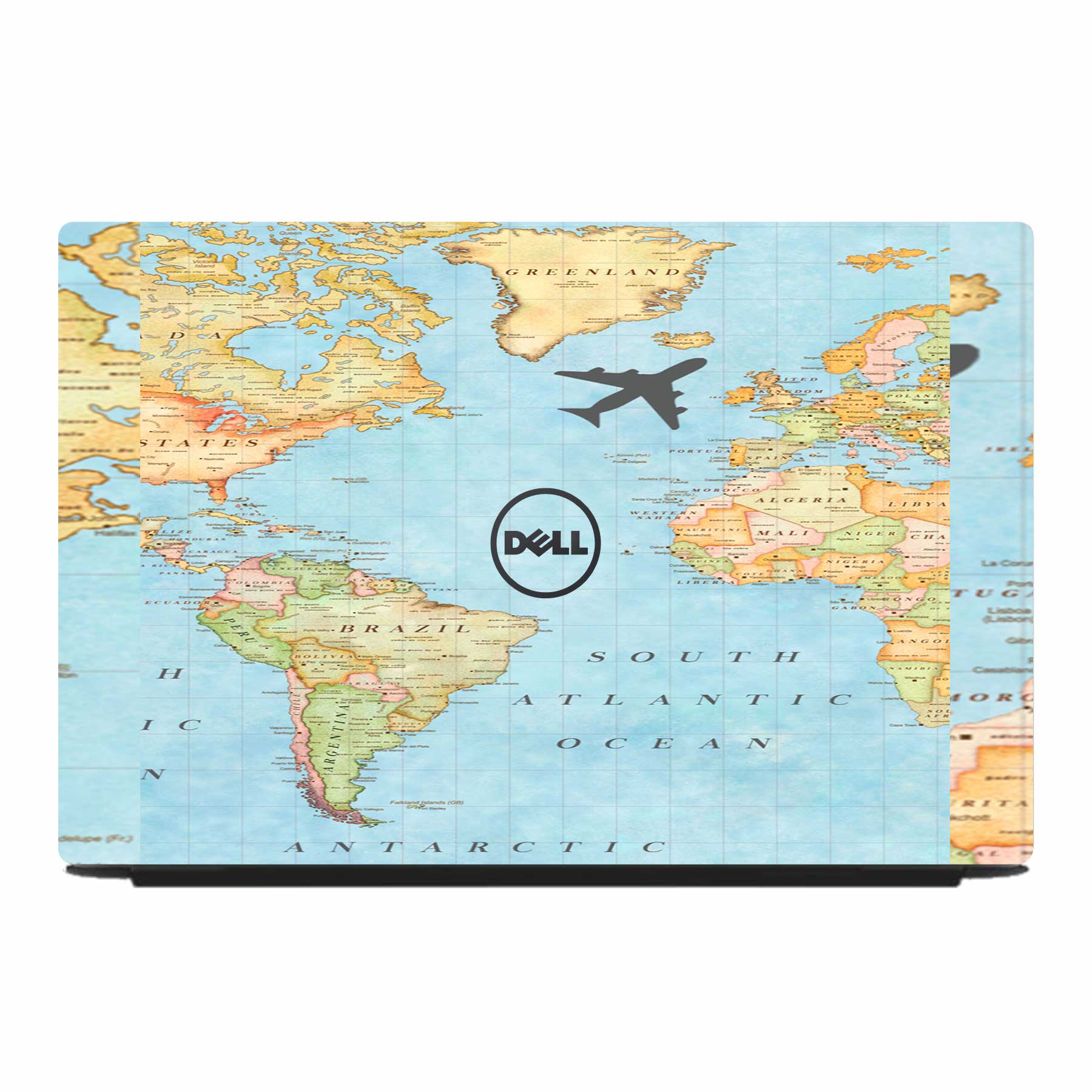 World Map Dell Inspiron 3501 3520 Laptop Skin
